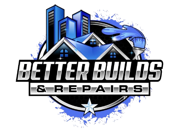Better Builds and Repairs logo with houses